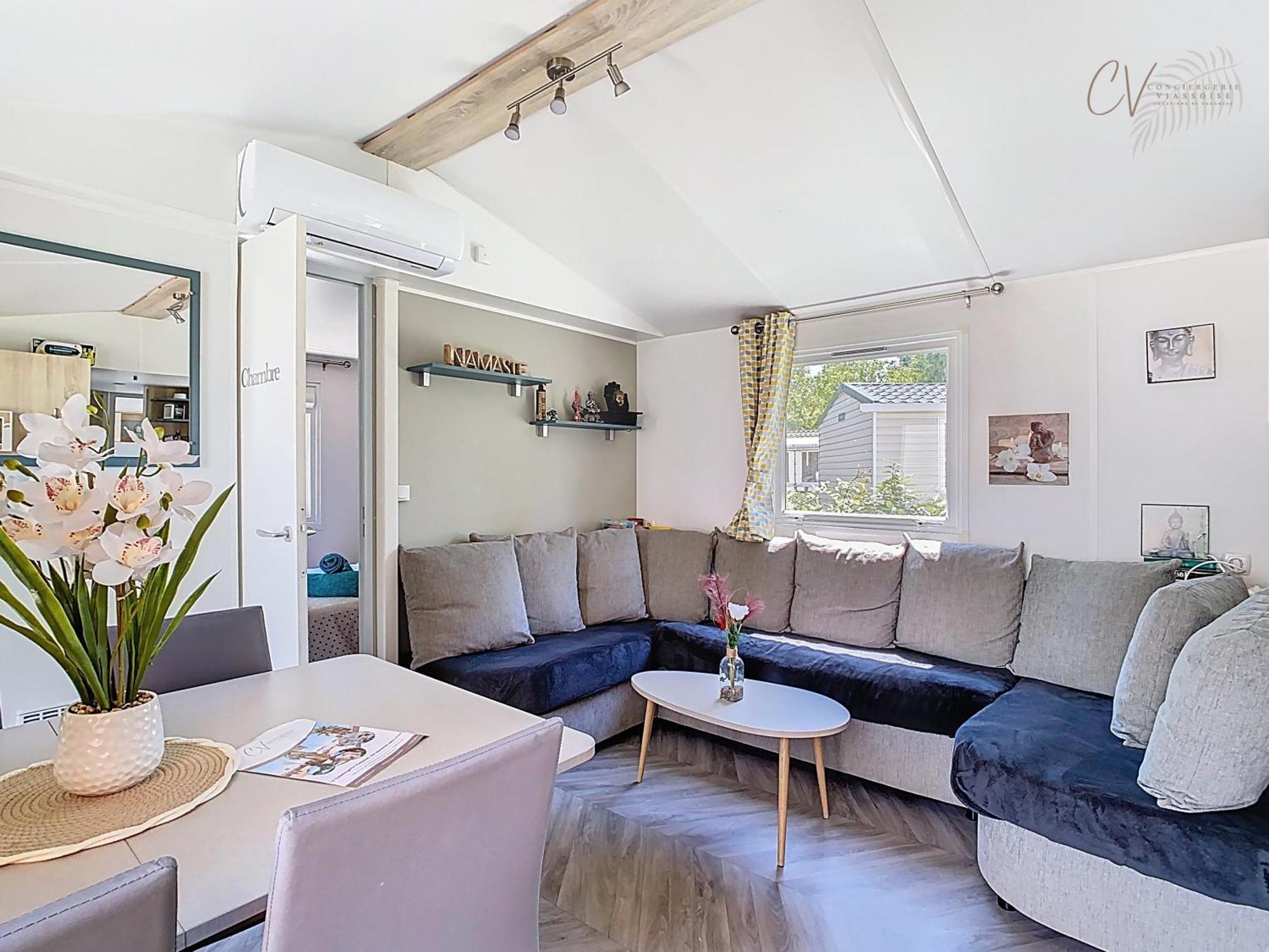 Mobil-Home Ja 68 A Vias - La Carabasse - Camping Siblu Avec Piscine Exterior foto